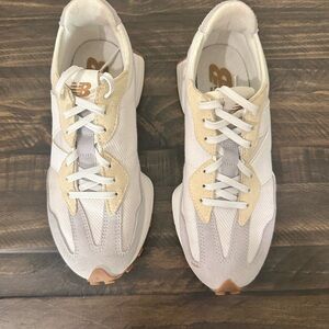 New Balance 327 Beige, White and grey Women's Sneakers